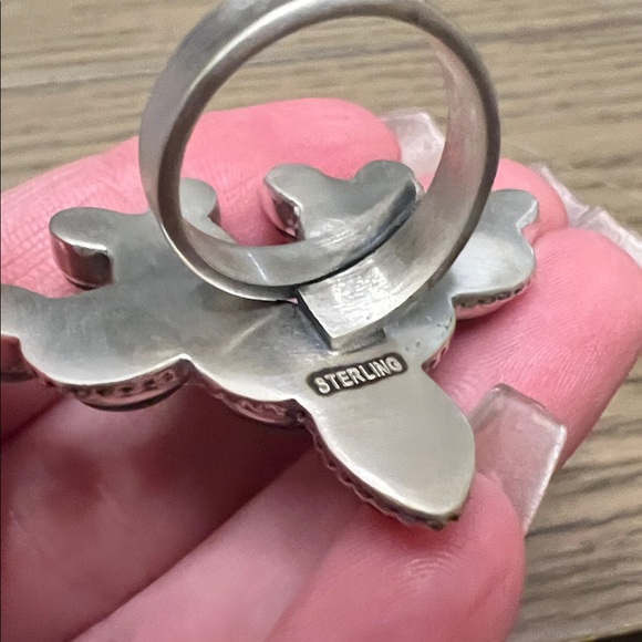 Balloon Opal Cactus Sterling Ring - Picture 3 of 5